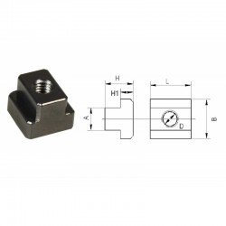 Aluminum t-slot nuts