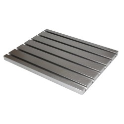 Finely Milled Steel T-slot plate 2020 Finely Milled Steel T-slot plate 2020
