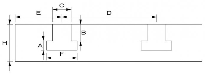 Aluminium tslot plate measurements